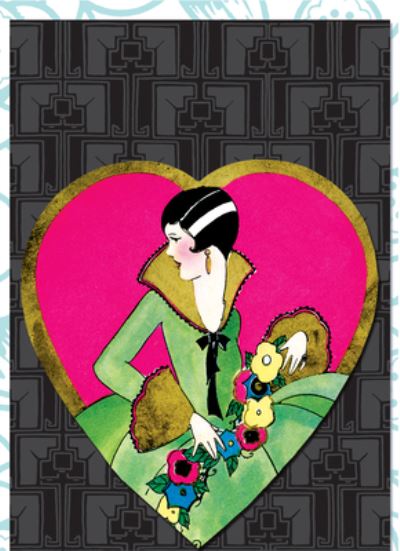 Cover for Laughing Elephant · Lady in a Heart - Deluxe Die Cut Notecards (Cards) (2017)