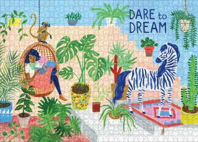 Dare to Dream 1,000-Piece Puzzle: (Flow) for Adults Families Picture Quote Mindfulness Game Gift Jigsaw 26 3/8” x 18 7/8” - Astrid Van Der Hulst - Böcker - Workman Publishing - 9781523513819 - 30 mars 2021