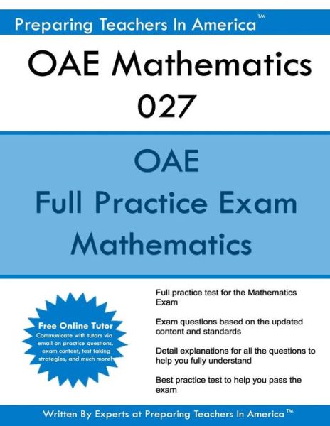 Cover for Preparing Teachers in America · Oae Mathematics 027 (Paperback Book) (2016)