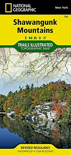 Shawangunk Mountains: Trails Illustrated Other Rec. Areas - National Geographic Maps - Bøger - National Geographic Maps - 9781566956819 - 2021