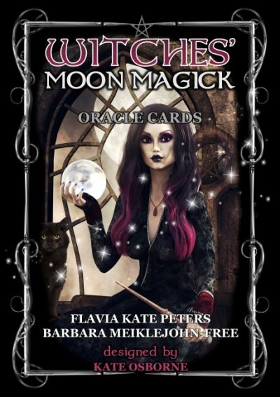 Cover for Peters, Flavia Kate (Flavia Kate Peters) · Witches' Moon Magick Oracle Cards (Book) (2022)