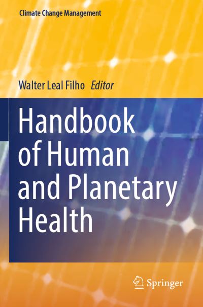 Cover for Walter Leal Filho · Handbook of Human and Planetary Health - Climate Change Management (Paperback Book) [1st ed. 2022 edition] (2023)