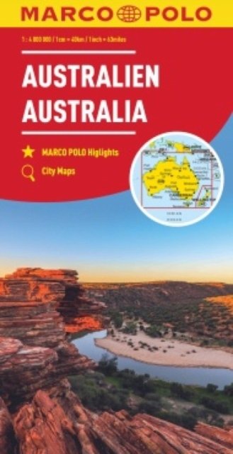 Australia Marco Polo Map - Marco Polo - Livros - MAIRDUMONT GmbH & Co. KG - 9783575017819 - 29 de setembro de 2023