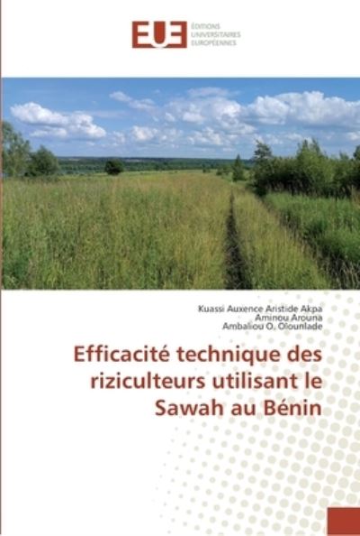 Cover for Akpa · Efficacité technique des riziculte (Book) (2018)