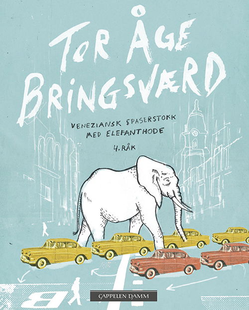 Cover for Tor Åge Bringsværd · Veneziansk spaserstokk med glashode (Bound Book) (2017)