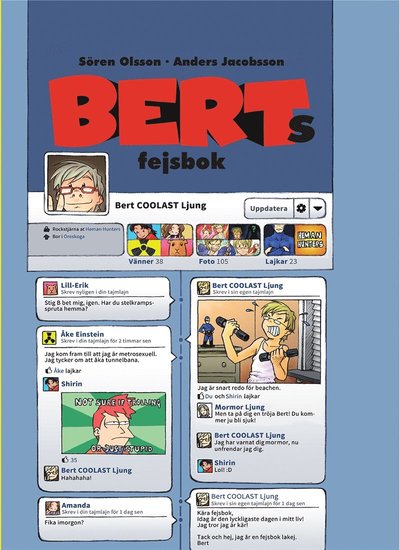 Cover for Sören Olsson · Bert: Berts fejsbok (ePUB) (2020)