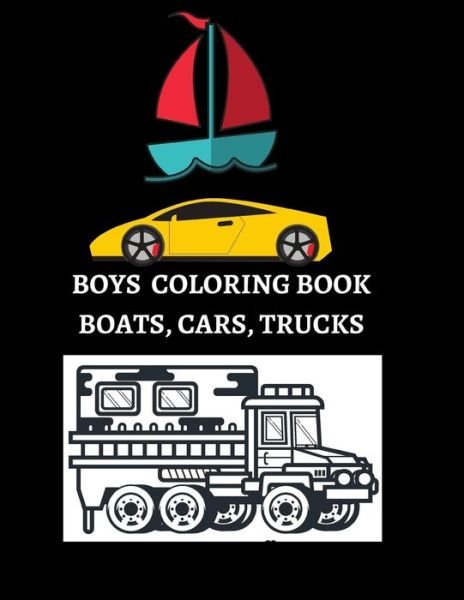 Cover for L Farrell Publishing · Boys Coloring Book (Paperback Bog) (2020)