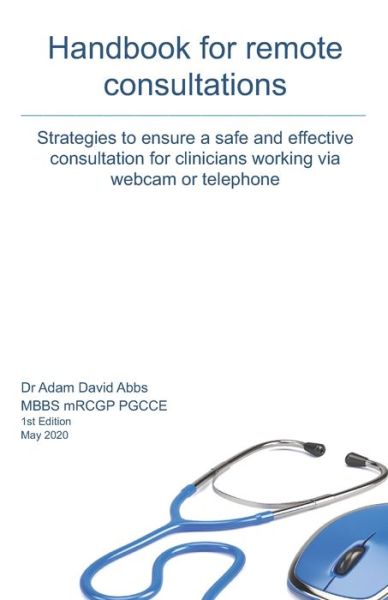 Cover for Zubair Ahmed · Handbook for Remote Consultations (Paperback Book) (2020)