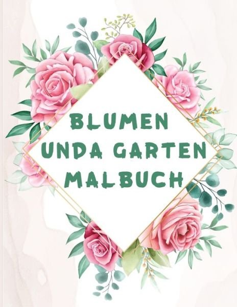 Cover for Hj7 Designs · Malbuch fur Erwachsene Blumen und Garten (Pocketbok) (2020)