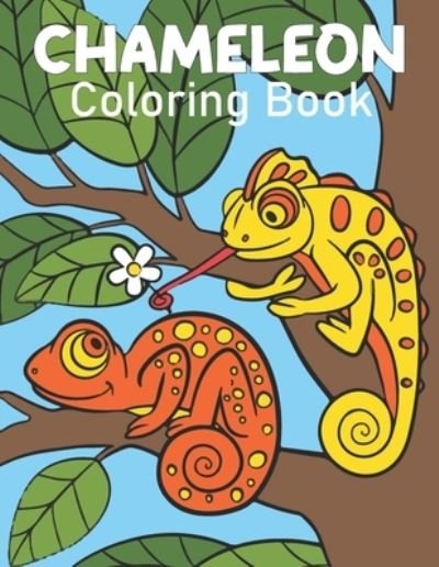 Cover for Rare Bird Books · Chameleon Coloring Book (Paperback Book) (2021)