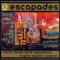 Cover for North Texas Wind Symphony / Corporon · Escapades (CD) (2002)