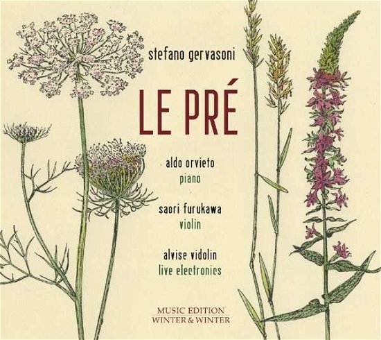 Cover for Stefano Gervasoni · Le Pre - Chamber Works - Piano Violin (CD) (2018)