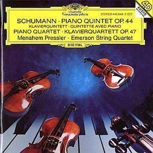 Klavierquintette Opp.44/4 - Robert Schumann - Musik - DEUTSCHE GRAMMOPHON - 0028944584820 - 9. oktober 1995