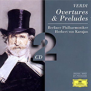 Cover for Karajan Herbert Von / Berlin P · Verdi: Overtures &amp; Preludes (CD) (2001)