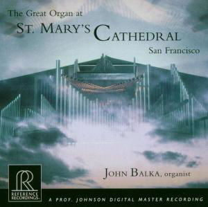 Cover for Balka · Great Organ At St Marys Cathederal (CD) (2005)