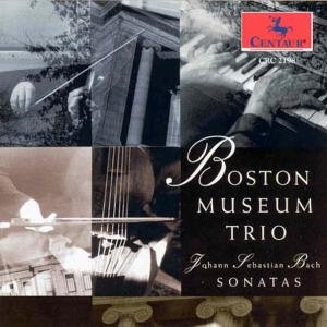 Cover for Bach / Boston Museum Trio · Sonatas for Violin (CD) (1995)