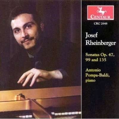 Sonatas - Rheinberger / Pompa-baldi - Musique - Centaur - 0044747264820 - 25 novembre 2003
