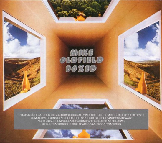 Cover for Mike Oldfield · Tubular Bells / Hergest Ridge / Ommadawn (CD) [Remixes edition] (1989)