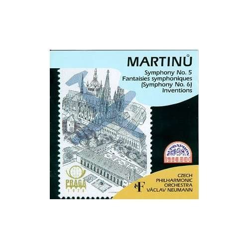 Cover for B. Martinu · Symphony No.5 &amp; 6 (CD) (2017)