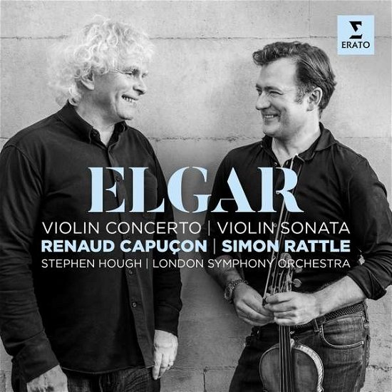 Cover for Capucon, Renaud / Simon Rattle / London Symphony Orchestra / Stephen Hough · Elgar: Violin Concerto / Violin Sonata (CD) (2021)