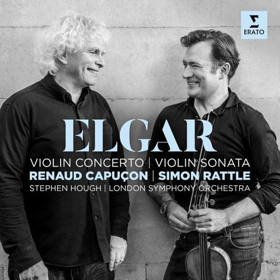 Elgar: Violin Concerto - Violin Sonata - Renaud Capucon / London Symphony Orchestra / Simon Rattle / Stephen Hough - Musik - ERATO - 0190295112820 - 5. marts 2021
