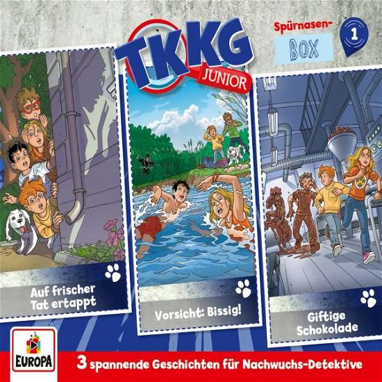 Cover for Tkkg Junior · Spurnasen-box 1: Folgen 1-3 (CD) (2019)