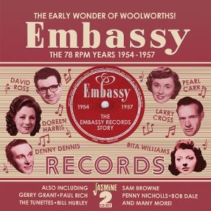 Cover for Embassy Records – The 78 RPM Years, 1954-1957 (CD) (2025)