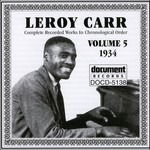 Cover for Leroy Carr · Vol.5 1934 (CD) (2002)