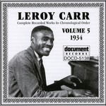 Leroy Carr Vol 5 1934 - Leroy Carr - Music - DOCUMENT - 0714298513820 - August 18, 2010