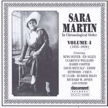 Cover for Sara Martin · Complete Recorded Works 4 (1925-28) (CD) (1996)