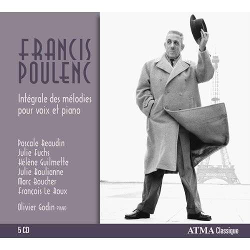Cover for F. Poulenc · Integrale Des Melodies Pour Voix Et Piano (CD) (2013)