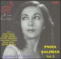 Cover for Pnina Salzman · Pnina Salzman 3 (CD) (2005)