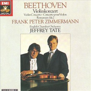 Cover for Zimmermann Frank Peter / English Chamber Orchestra / Tate Jeffrey · Violin Concerto in D Major, Op. 61 / Romanze Op. 40 &amp; Op. 50 (CD) (1988)