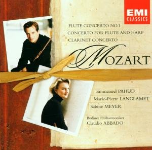 Cover for Emmanuel Pahud, Sabine Meyer, · Mozart: Flute Concertos, K. 31 (CD) (2013)