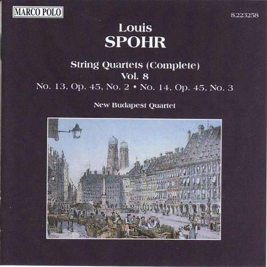 Cover for Spohr / New Budapest Quartet · String Quartets 2 &amp; 3 (CD) (1994)