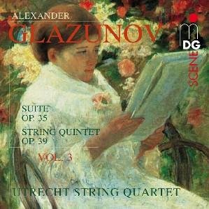 String Quartets Op. 35 / String Quintet Op. 39 - Glazunov / Utrecht String Quartet / Sterling - Musik - MDG - 0760623123820 - 16. september 2008