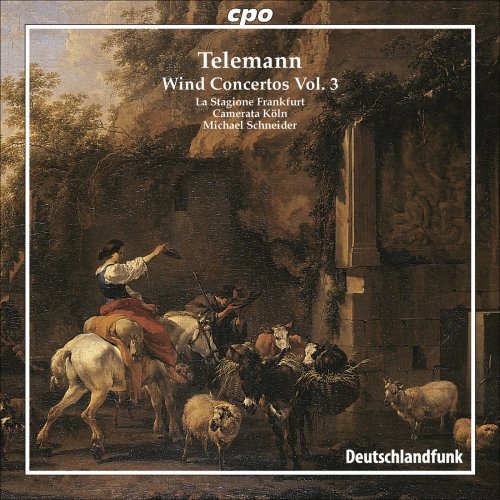Wind Concertos 3 - Telemann / Schneider / Stagione Frankfurt / Koln - Musikk - CPO - 0761203726820 - 29. juli 2008