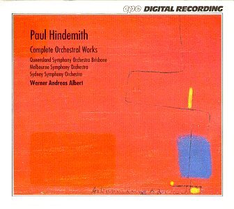 Cover for Hindemith / Albert / Queensland Symphony · Complete Orchestral Works (CD) (1995)