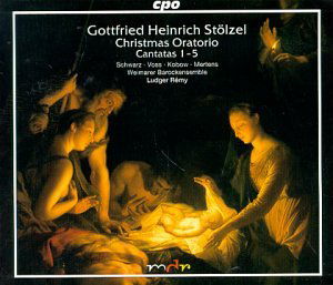 Christmas Oratorio 1-5 - Stolzel / Schwarz / Voss / Kobow / Mertens / Remy - Musik - CPO - 0761203966820 - 13 juni 2000