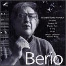 Great Works for Voice 1 - Berio - Musikk - MODE - 0764593004820 - 14. november 1995