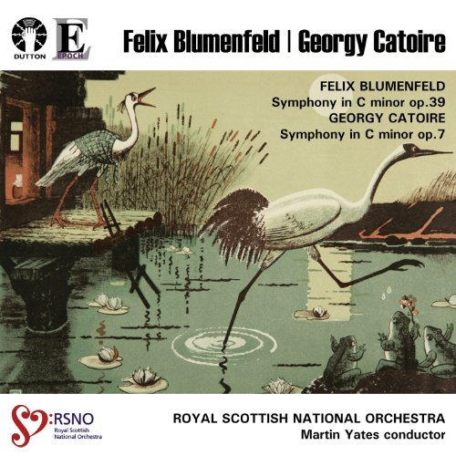 Cover for Yates, Martin / Royal Scottish National Orchestra · Felix Blumenfeld - Symphony In C Minor Op.39/Georgy Catoire - Symphony In C Minor Op.7 (CD) (2012)