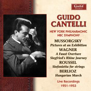 Cantelli Conducts the Ny Philharmonic - Wagner / Roussel / Vivaldi / Ny Phil / Cantelli - Música - GUILD - 0795754232820 - 6 de maio de 2008