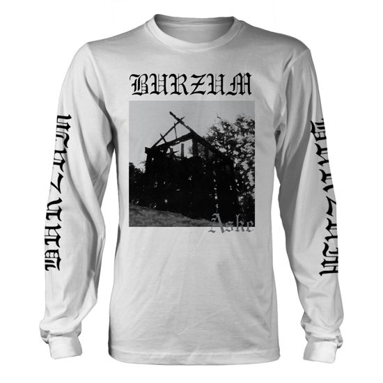 Cover for Burzum · Aske (White) (Pullover / Bluse) [size S] (2019)