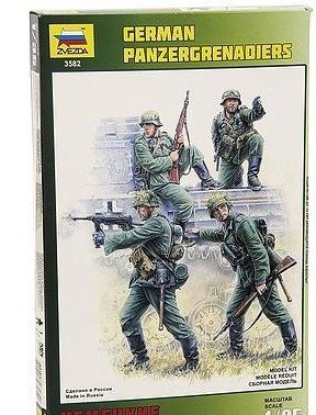 Cover for Zvezda · Zvezda - 1/35 German Panzergrenadiers (rr) (9/22) * (Legetøj)