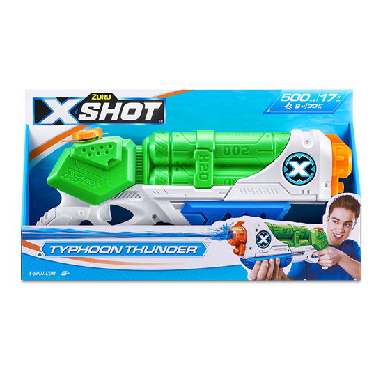 Cover for X-shot · Water Warfare - Water Blaster - Medium Typhoon Thunder (01228) (Toys)