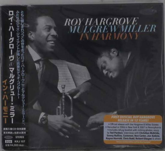 Cover for Roy &amp; Mulgrew Miller Hargrove · In Harmony (CD) [Japan Import edition] [Digipak] (2021)