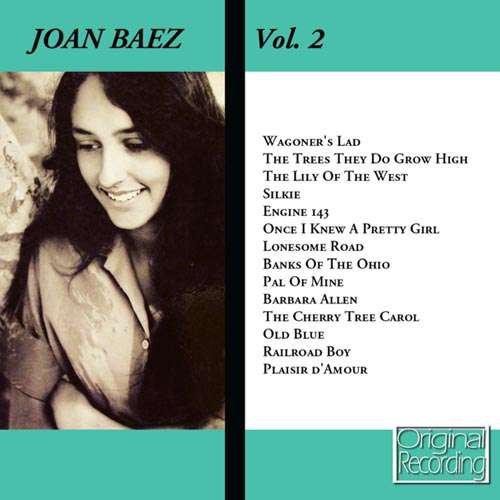 Cover for Joan Baez · Joan Baez Vol. 2 (CD) (2012)
