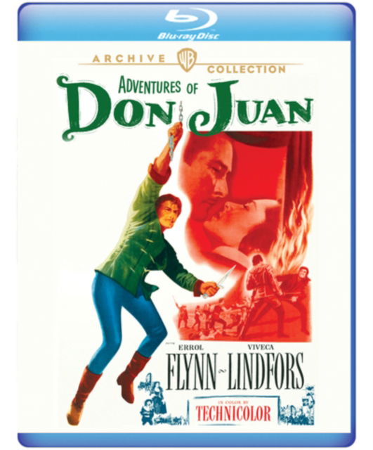 Cover for Adventures of Don Juan the BD · Adventures Of Don Juan (Blu-ray) (2024)