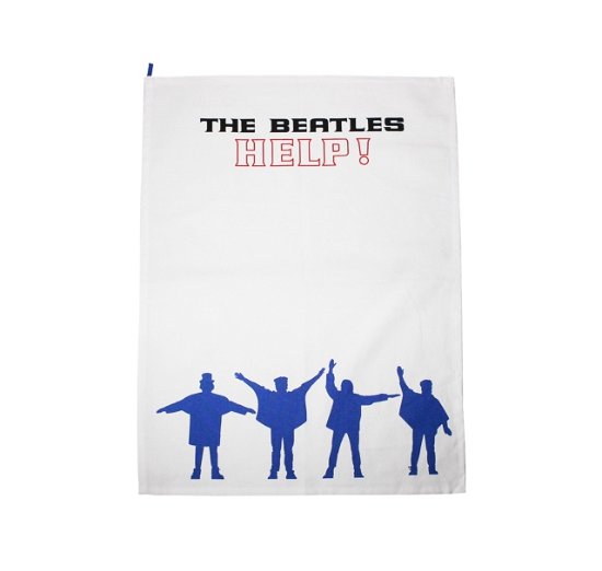Tea Towel (Recycled Cotton) - The Beatles (Help) - The Beatles - Fanituote - THE BEATLES - 5055453496820 - torstai 15. kesäkuuta 2023