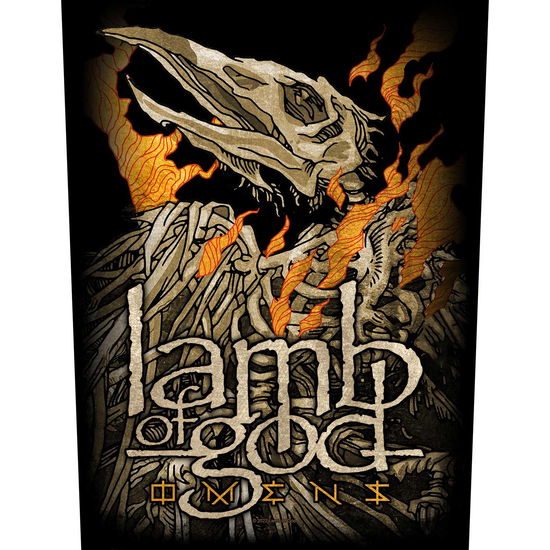 Lamb Of God Back Patch: Omens - Lamb Of God - Produtos -  - 5056365723820 - 